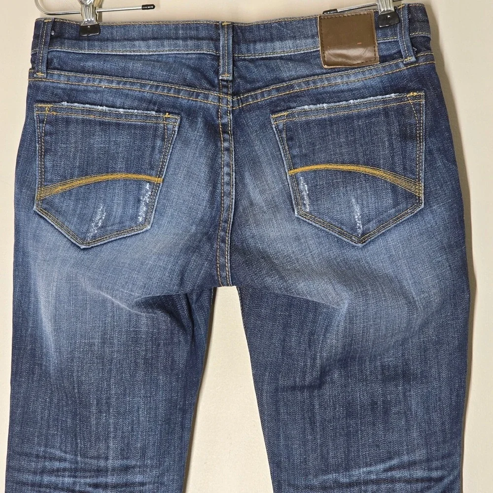 Driftwood Embroidered‎ Floral Jeans Womens 27 Skinny Boho Denim